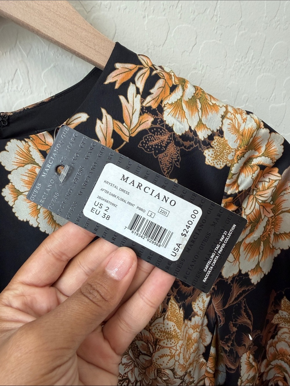 NWT Marciano by Guess Krystal Floral Mini Dress 2 - Picture 3 of 5